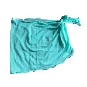 NWT! Juniors' Ninety-Nine° Mini Sarong Mesh Mint Swim Cover Up One Size Fits All